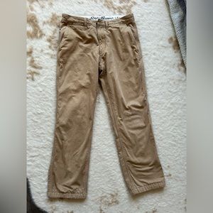 Eddie Bauer Flannel Lined Khaki Pants Men’s 32x32